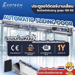 รางประตูอัตโนมัติ HH115 Autodoor ประตูบานเลื่อนอัตโนมัติ
